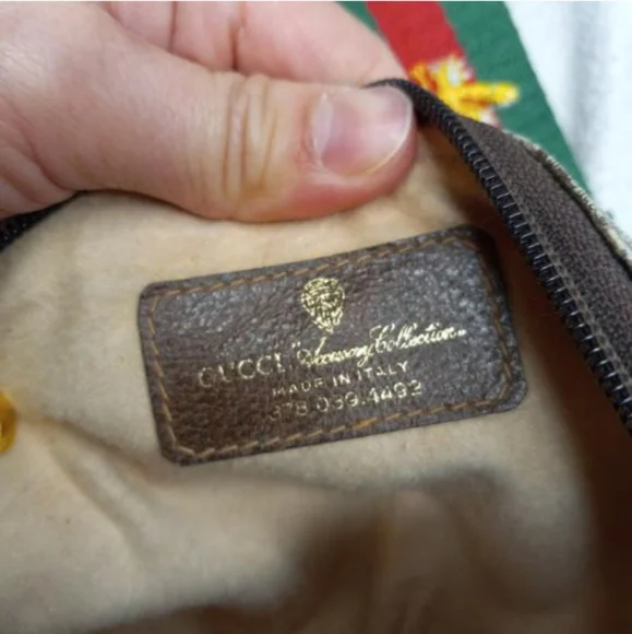 Authentic Vintage Gucci GG Monogram Supreme Web Clutch Fanny Bum Waist Belt Bag - Picture 11 of 11